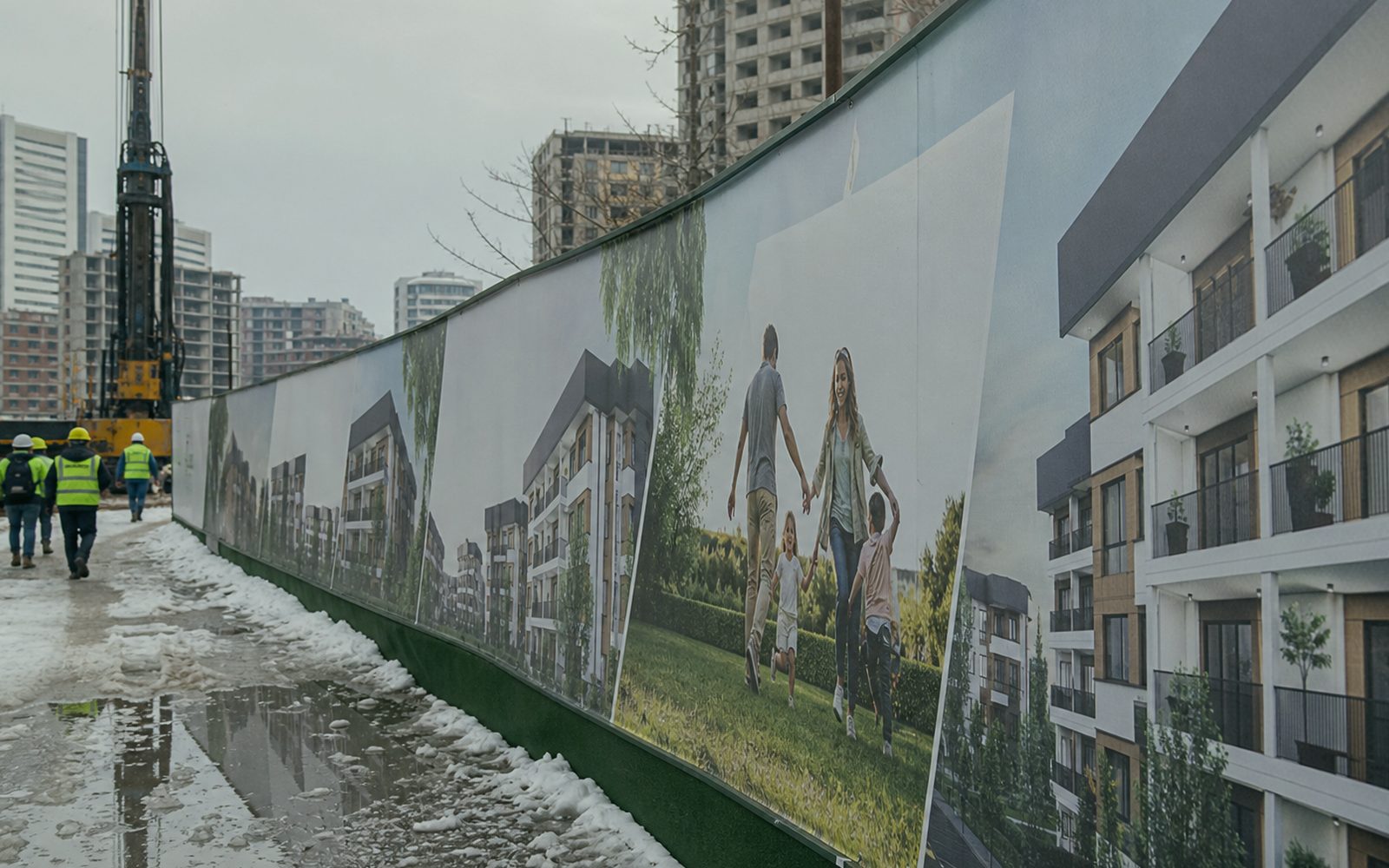 Erzurum branda baskı: fuar ve şantiye