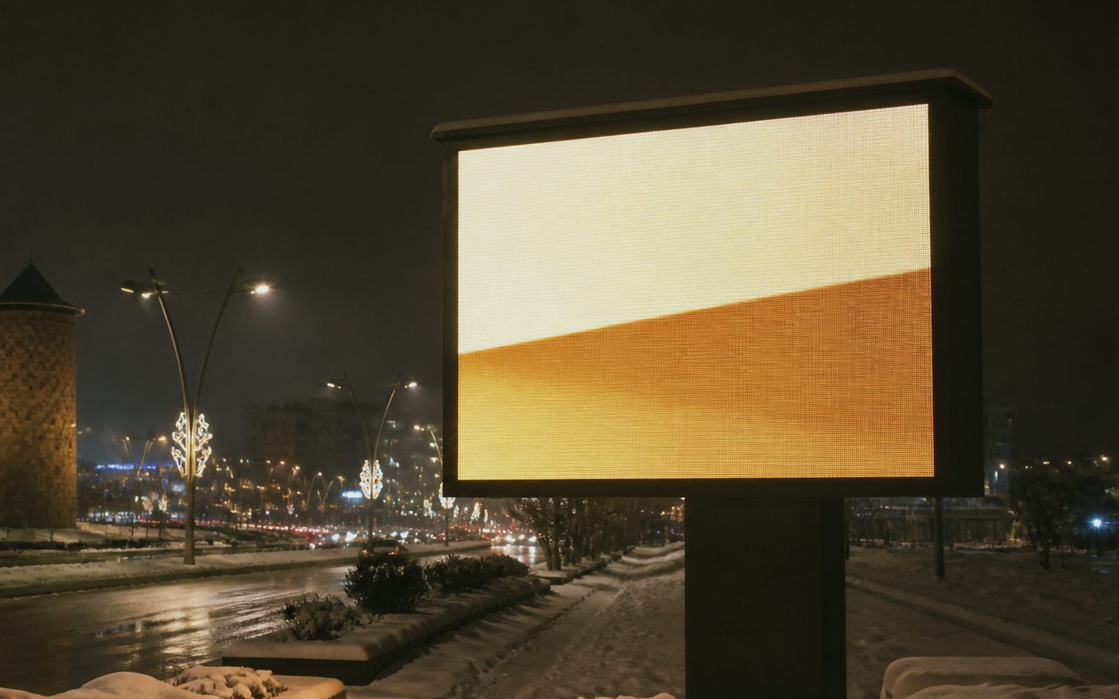 Erzurum LED tabela: enerji ve görünürlük